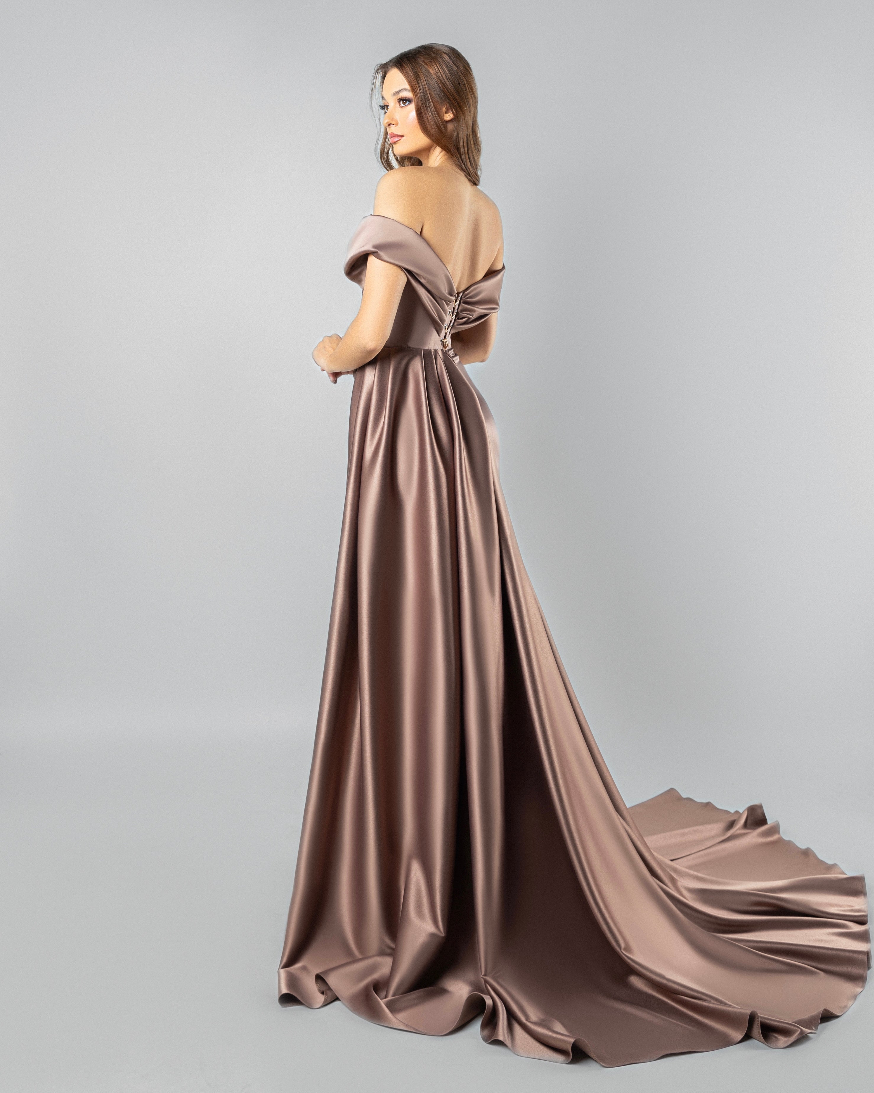 Corset dress with Long Train