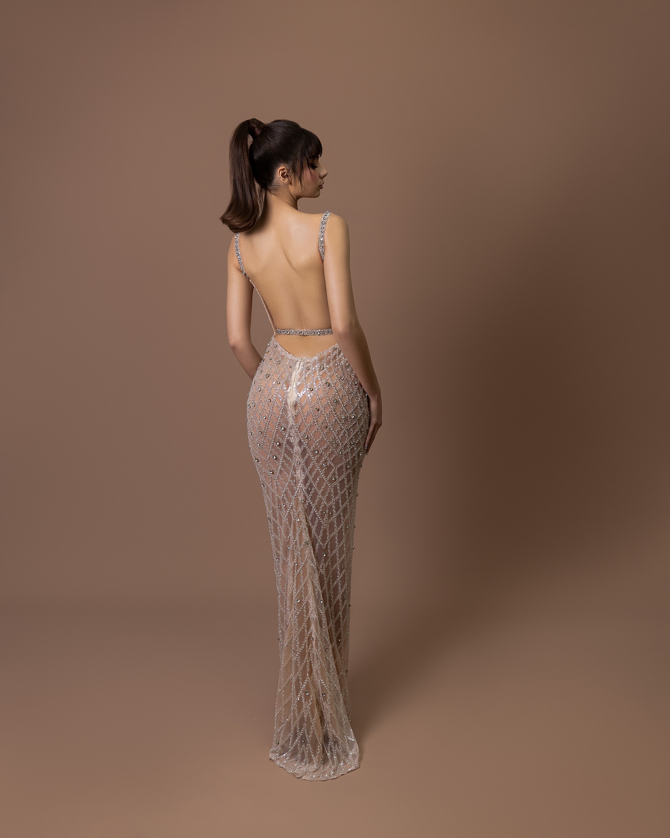 Silver Crush Long Dress